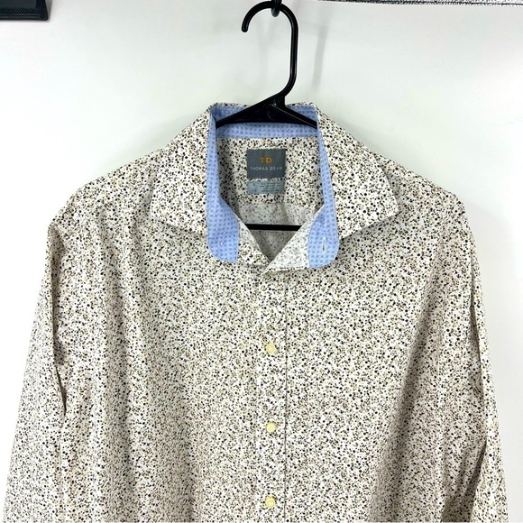 Thomas Dean Longsleeve Button Down Shirt - Picture 4 of 7